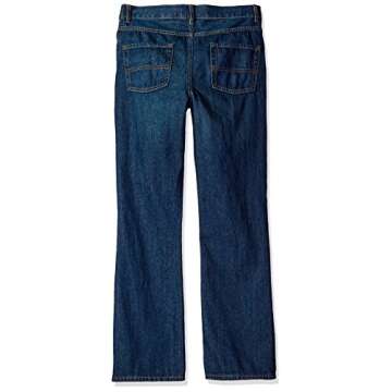 The Children's Place Boys Basic Bootcut Jeans, Dark Jupiter Single, 8