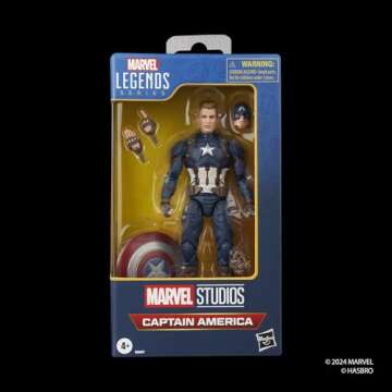 Avengers Marvel Legends Series Captain America, Endgame Collectible 6 Inch Action Figure