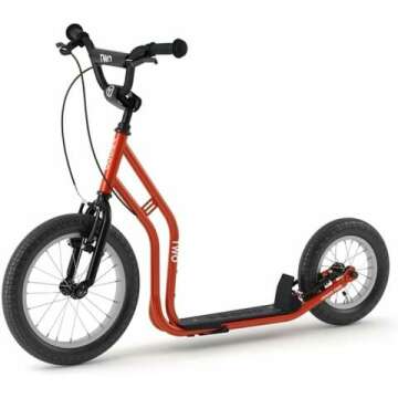 Kids Adjustable Scooter with Pneumatic Tyres for 6+