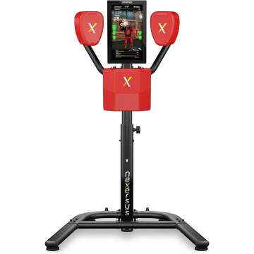 Nexersys N3 Boxing Trainer & Sparring Partner | Challenging & Fun Interactive Workouts, Competitions & Games | Learn Striking Skills | No Subscription or Experience Required | Adjustable Height