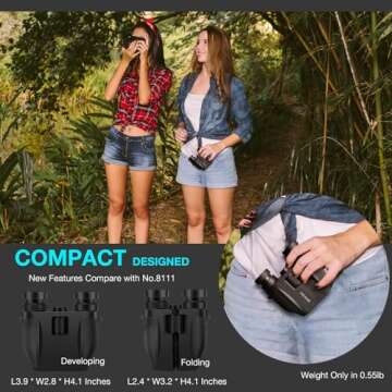 Hontry Binoculars for Bird Watching & Sports