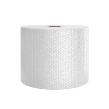 Duck Brand Small Bubble Cushioning Wrap for Moving & Shipping - 175 FT Bubble Packing Wrap for Extra Protection Packaging Boxes & Mailers - Clear Bubble Roll Moving Supplies, Perforated Every 12 IN