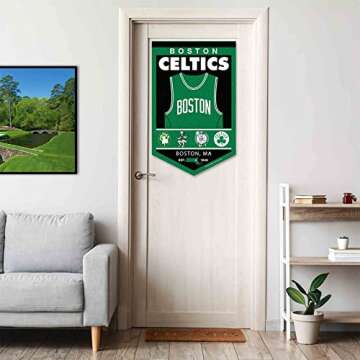 WinCraft Boston Celtics Heritage History Banner Pennant