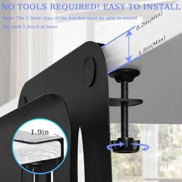 Xamoca Desk Side Storage Laptop Holder Solution