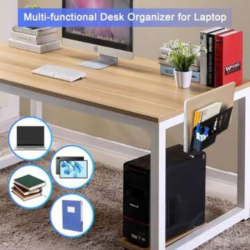 Xamoca Desk Side Storage Laptop Holder Solution