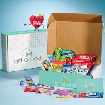 Gift A Snack - Holiday Snack Box Variety Pack with Greeting Card