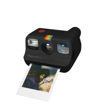 Polaroid Go Instant Mini Camera - Black (9070) - Only Compatible with Polaroid Go Film