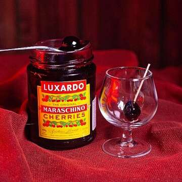 Gourmet Luxardo Maraschino Cherries, 400g Jar