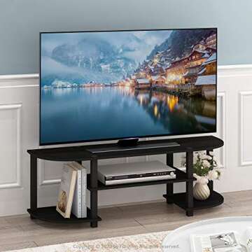 Furinno Turn-S-Tube Wide TV Center for Quality Entertainment