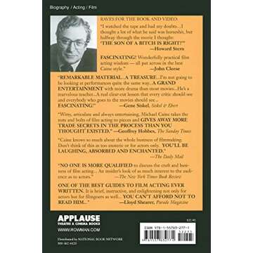 Michael Caine - Acting in Film: An Actor's Take on Movie Making (The Applause Acting Series) Revised Expanded Edition