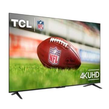 TCL Smart TV 50-Inch Class 4 Series 4K UHD HDR LED Google TV Wi-Fi, Chromecast Built-in with Dolby Vision, HDR10+, Auto Game Mode, Compatible with Alexa, Google Assistant 50G31 (Renewed)