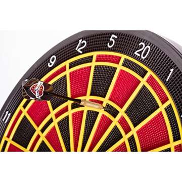 Arachnid Cricket Pro 300 Soft-Tip Electronic Dartboard Game Features 36 Games with 175 Options,Black