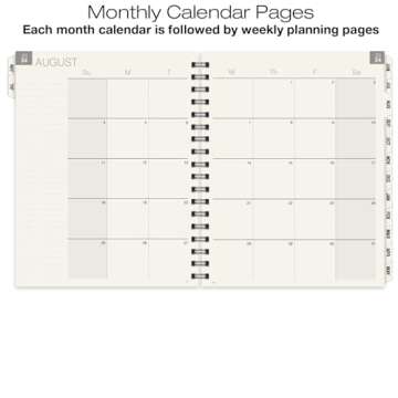 Global Printed Products Essential 8.5"x11" Monthly & Weekly 2024-2025 Planner - (8.5" x 11" - June 2024 Through July 2025)