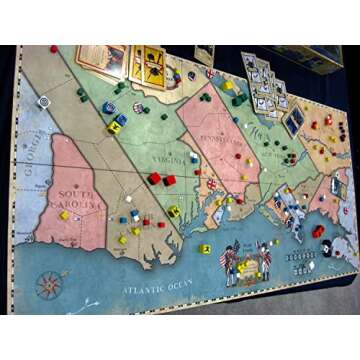 Academy Games | 1775 Rebellion The American Revolution | Board Game | 2 to 4 Players | 60 to 120 Minutes