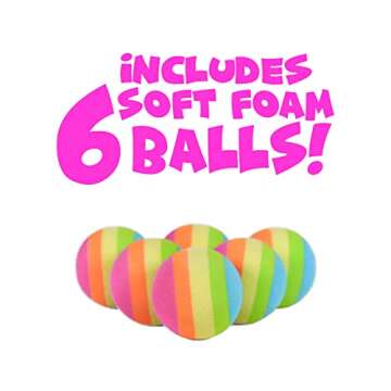 Hog Wild Pink Unicorn Ball Popper Toy - Includes 4 Soft Foam Balls - Squeeze to Pop Air Powered Balls Up to 20 Feet - Launcher Safe for Indoor/Outdoor Play - Gift for Kids, Girls, Boys Ages 5+