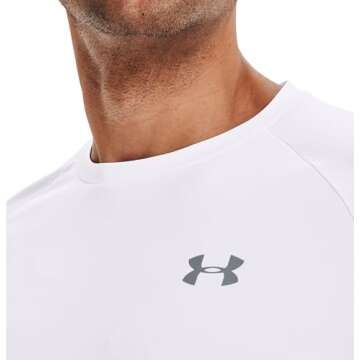 Under Armour Men's UA Tech 2.0 Short Sleeve XL White