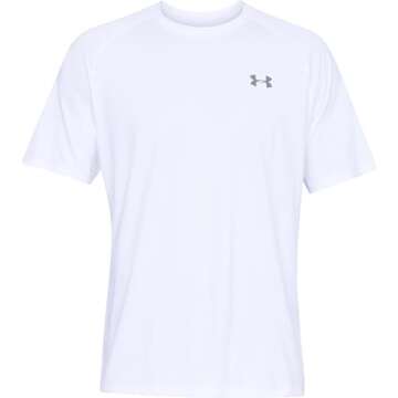 Under Armour Men's UA Tech 2.0 Short Sleeve XL White