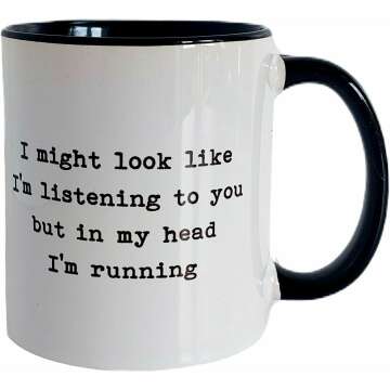 Funny Running Mug for Runners - Perfect Gift for Marathon Lovers