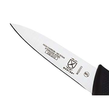 Mercer Culinary M22003 Millennia Black Handle, 3.5-Inch, Paring Knife