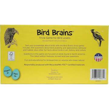 Bird Brains Trivia Game - 300 Bird Questions