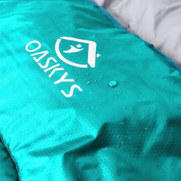 Oaskys Camping Sleeping Bag - Warm & Lightweight