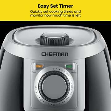 Compact Air Fryer - 2 Qt Healthy Cooking