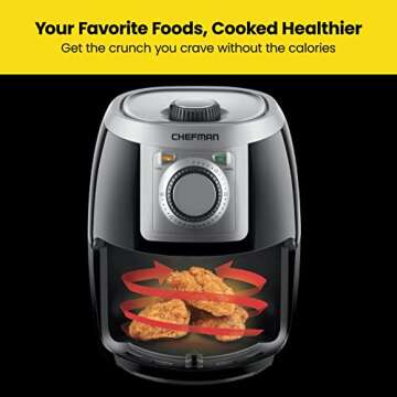 Compact Air Fryer - 2 Qt Healthy Cooking