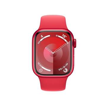 Renewed Apple Watch Series 9 | GPS + Cellular 41mm | (Product) RED Aluminum Case