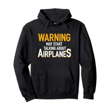 Funny Airplane RC Pilot Flying Gift Warning Airplanes Hoodie Pullover Hoodie