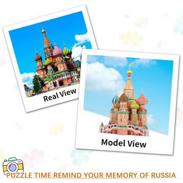 3D Big Ben & St. Basil's Cathedral Puzzle Kits