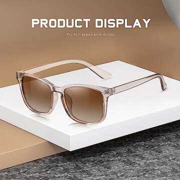 FEIDUSUN Polarized Sunglasses for Women and Men Classic Trendy Sun Glasses with UV Protection