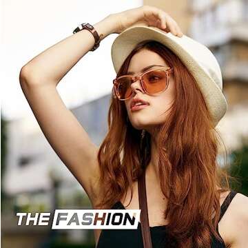 FEIDUSUN Polarized Sunglasses for Women and Men Classic Trendy Sun Glasses with UV Protection