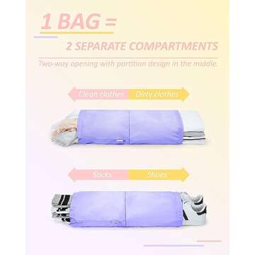 BAGSMART 6 Set Compression Packing Cubes for Travel, Lightweight Vacation Travel Essentials for Women, Travel Accessories for Suitcase Organizer Bags Set, Durable Luggage Organizer Travel Bags