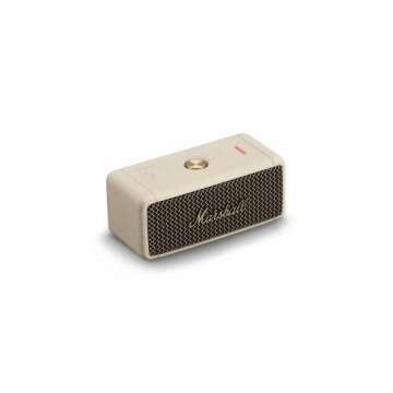 Marshall Emberton II Portable Bluetooth Speaker in Cream