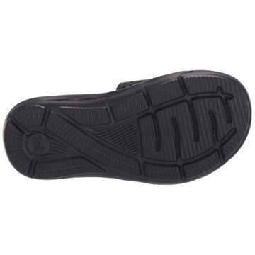 Under Armour Boys' Ignite VI Slide Sandal, Black (001)/Black, 5 M US Big Kid