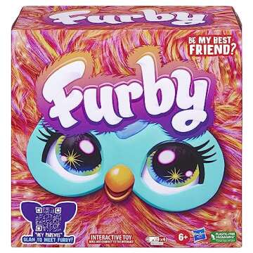 Furby Coral, 15 Fashion Accessories, Interactive Plush Toys for 6 Year Old Girls & Boys & Up, Voice Activated Animatronic