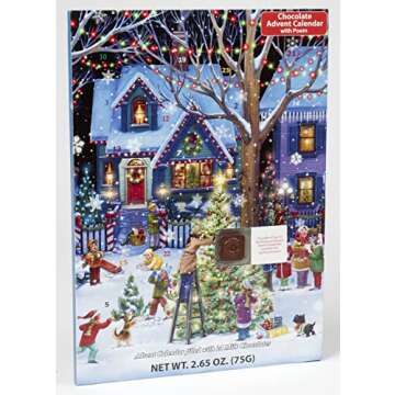 Vermont Christmas Company Christmas Cheer Chocolate Advent Calendar (Countdown to Christmas)