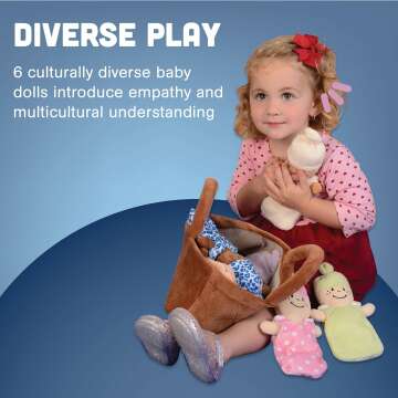 Basket of Babies Soft Dolls for Kids - Creative Fun