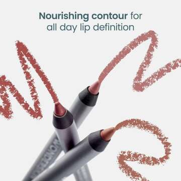 Wonderskin Lip Liner Pencil - 360 Contour Lipliner, Long Lasting Lip Pencil, Waterproof and Transfer-Proof Nude Lip Liner (Blush)