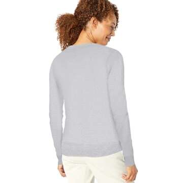 Amazon Women's Lightweight Plus Size Cardigan - Grey