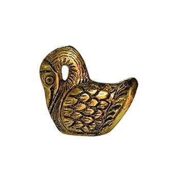 Perilla Home Set of 6 Antique Gold Knobs - Vintage Decorative Swan Knobs - for Room, Kitchen, Cabinet, Hardware, Door Pulls,Cupboard, Wardrobe, Dresser and Interior, Tv Cabinet Handel's