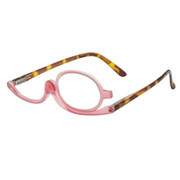 I Heart Eyewear Tortoiseshell & Rose Makeup Application Reading Glasses, +3.5