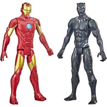 6 Action Figures, 12-Inch Toys, Inspired By Marvel Comics, For Kids Ages 4 And Up (Amazon Exclusive)