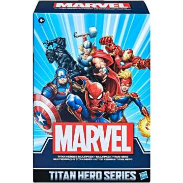 6 Action Figures, 12-Inch Toys, Inspired By Marvel Comics, For Kids Ages 4 And Up (Amazon Exclusive)