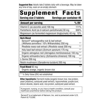 INNATE Response Formulas Adrenal Response Complete Care - With Ashwagandha - Promotes Optimal Stress Response - Wards Off Fatigue - Vegetarian, Gluten-Free, Non-GMO, Kosher - 90 tablets (45 Servings)