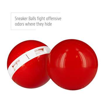 Sneaker Balls Odor-Fighting Fresheners - 2 Pack for Shoes & Gear