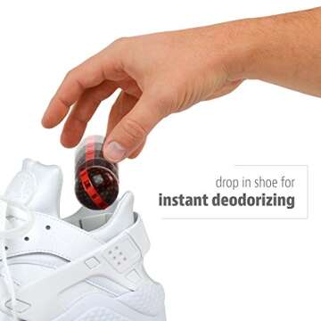 Sneaker Balls - Odor Eliminating Shoe Fresheners 2 Pack