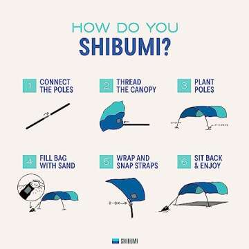 Shibumi Shade® - Best Beach Shade for Sun Safety