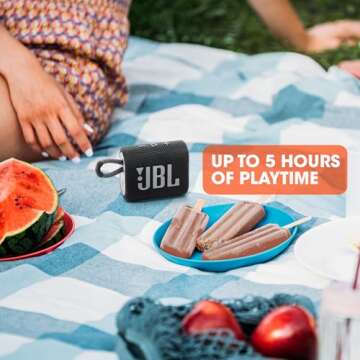 JBL Go 3 Waterproof Mini Speaker - Big Sound & Bass