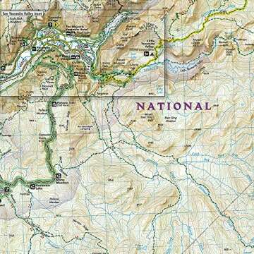 Yosemite National Park Map (National Geographic Trails Illustrated Map, 206)